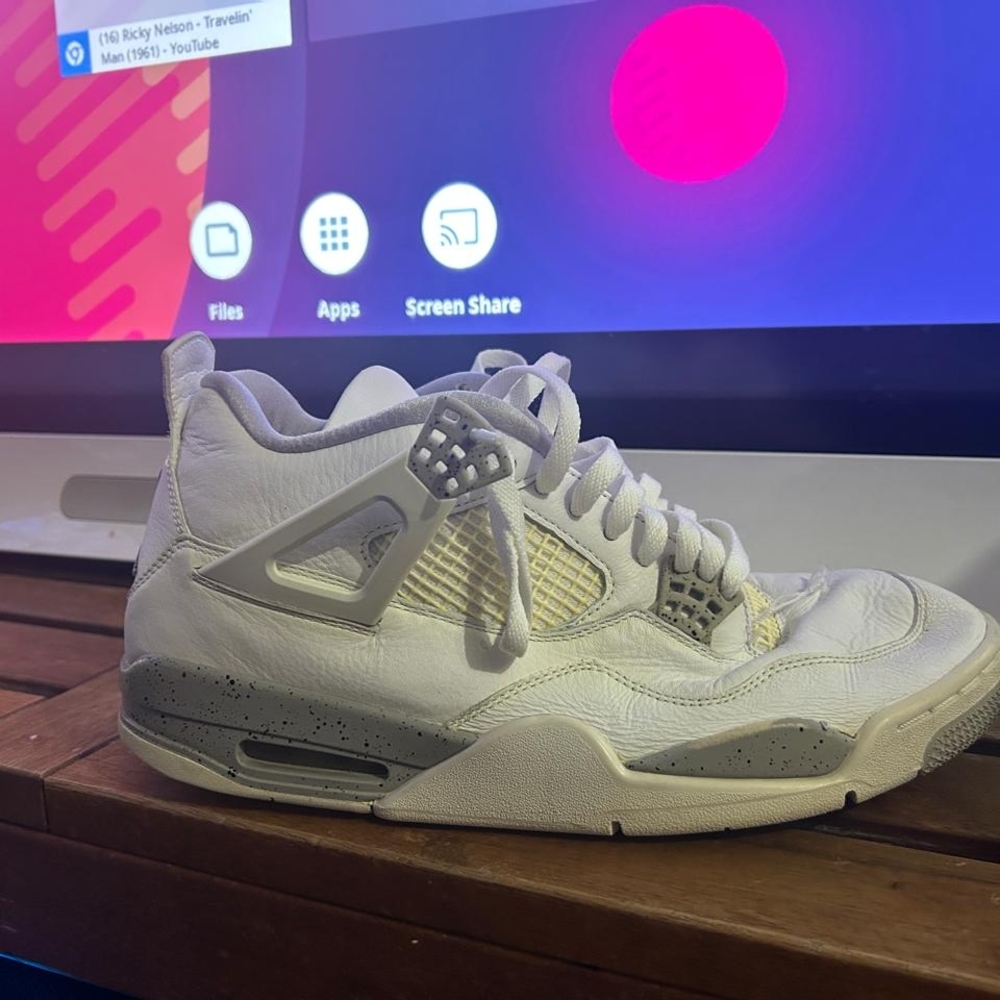 Sneakers Nike Air Jordan 4 Retro Mid White Oreo